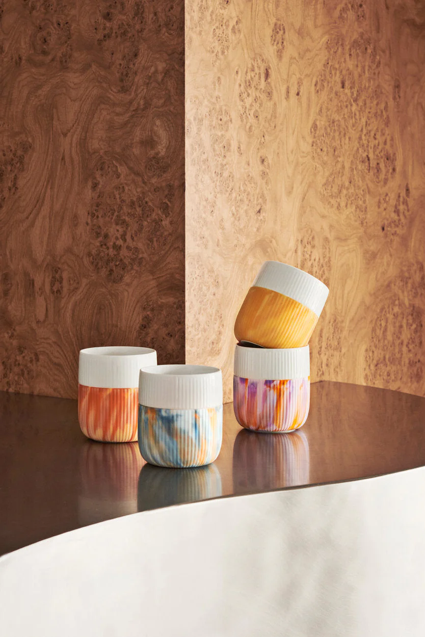 Riflet Contrast Marble krus, Fiery Yellow - 35 cl. - Image 4