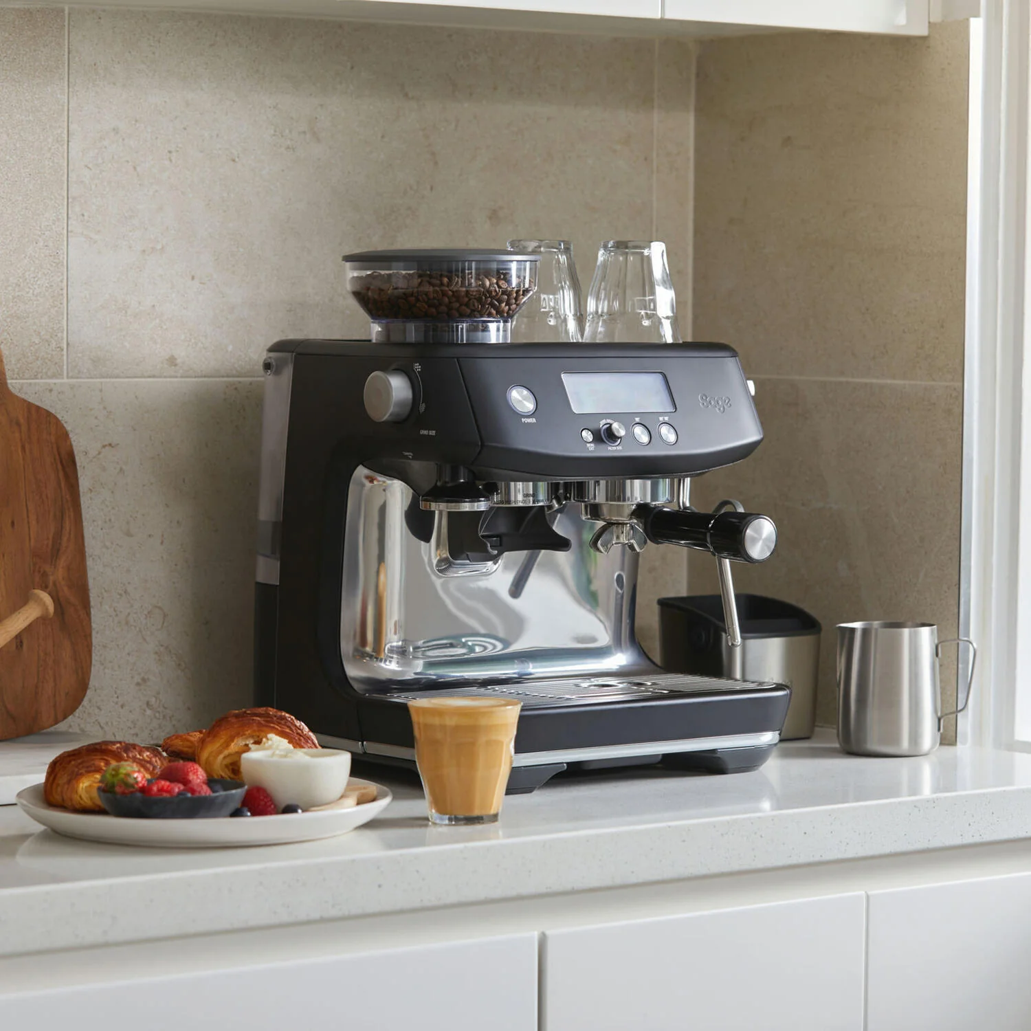 The Barista Pro espressomaskine - Black Truffle - Image 4