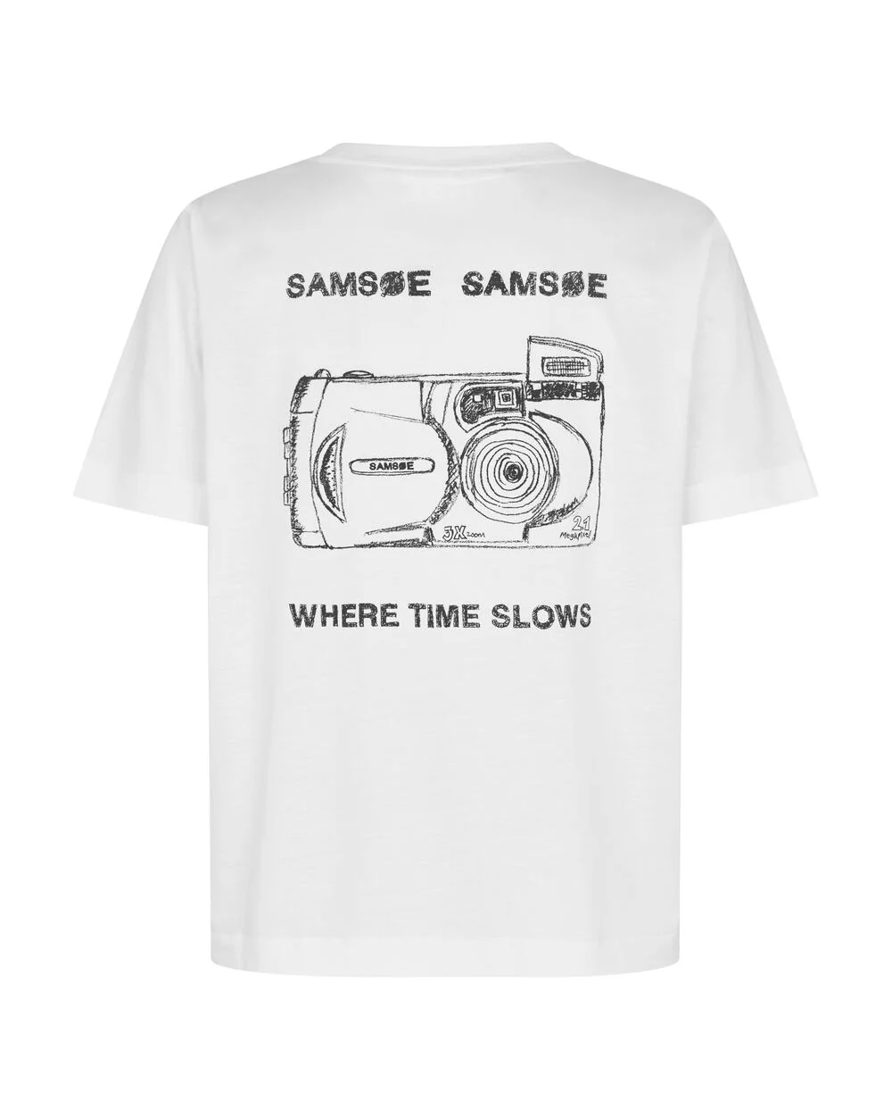 Sacamino t-shirt - White Camera - Image 2