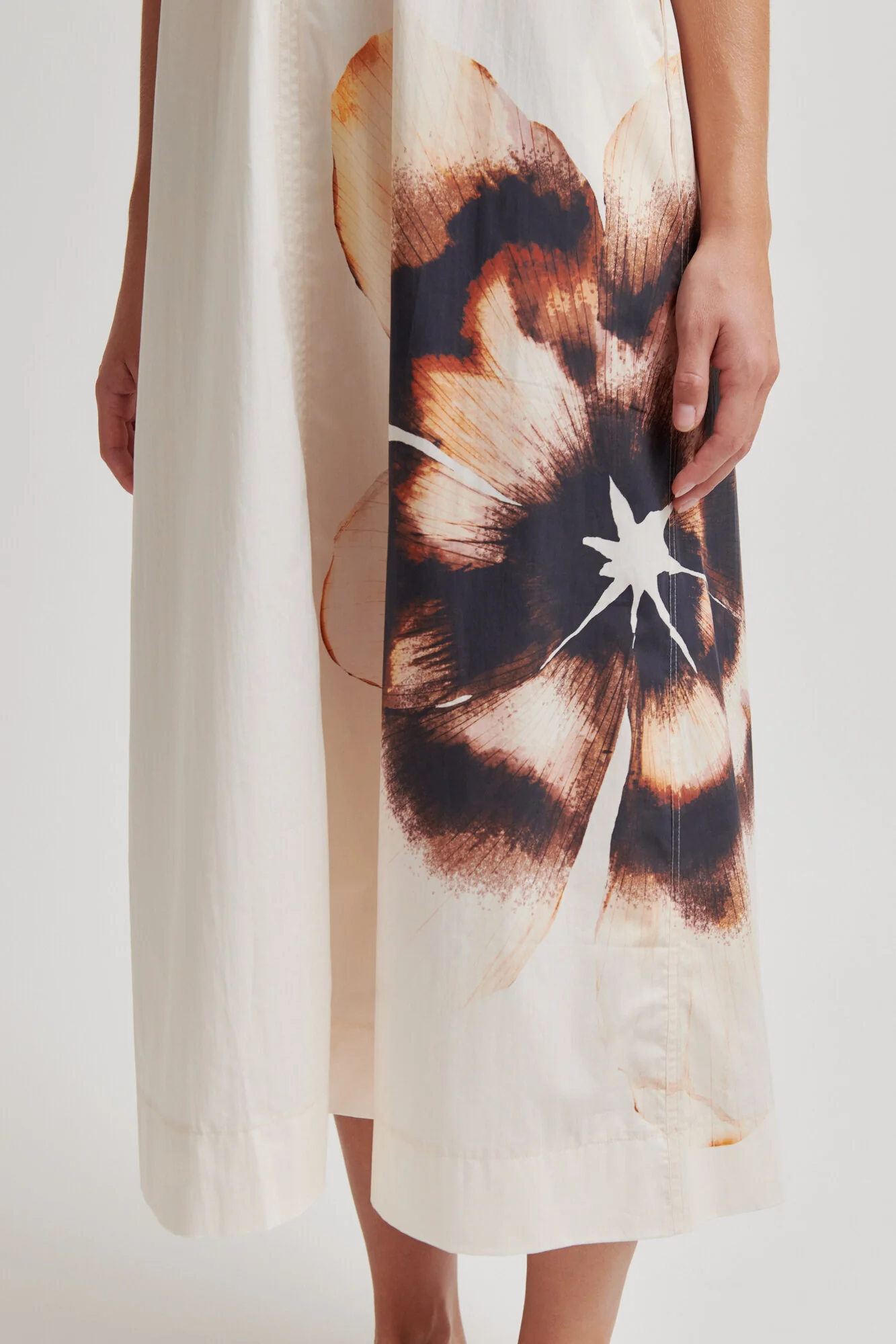 Adrienna midi kjole - Eggnog - Image 5