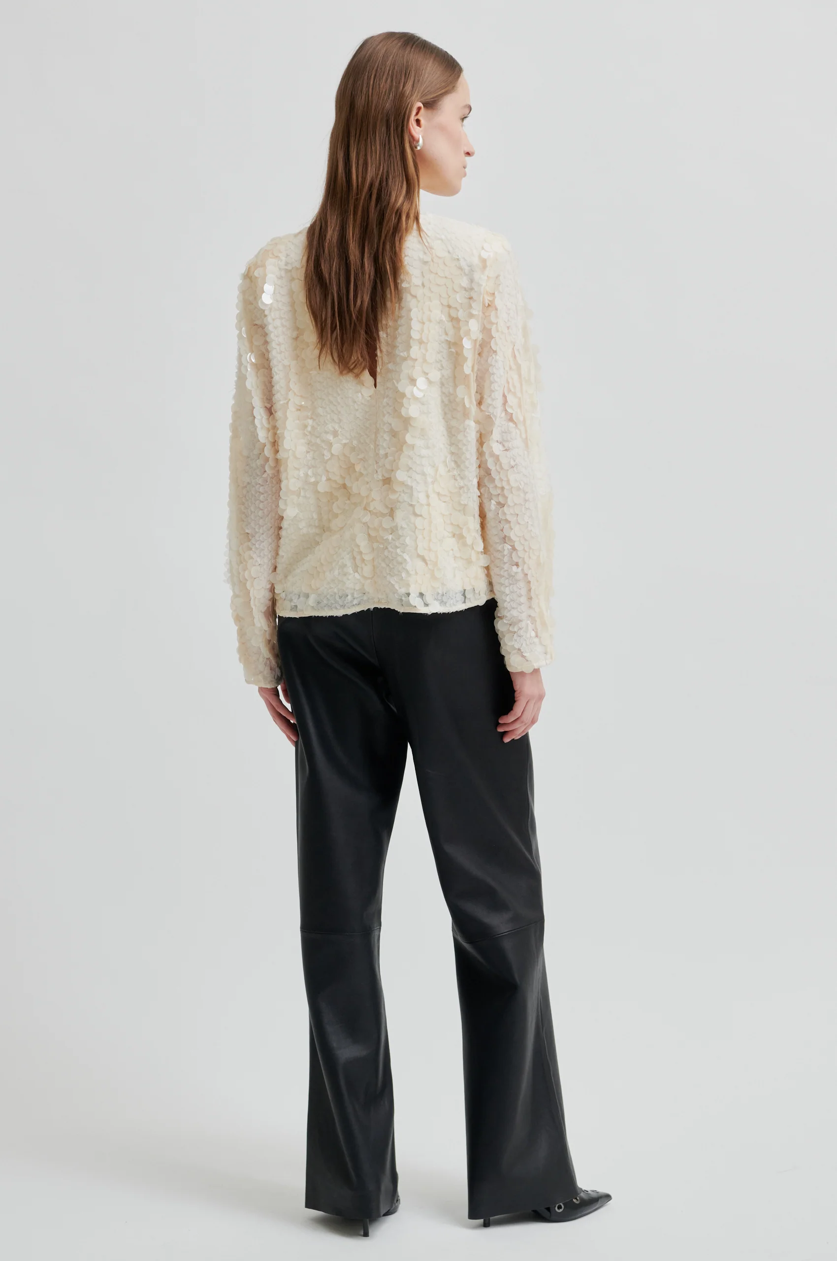 Aluna Bonded læderbukser - sort - Image 10