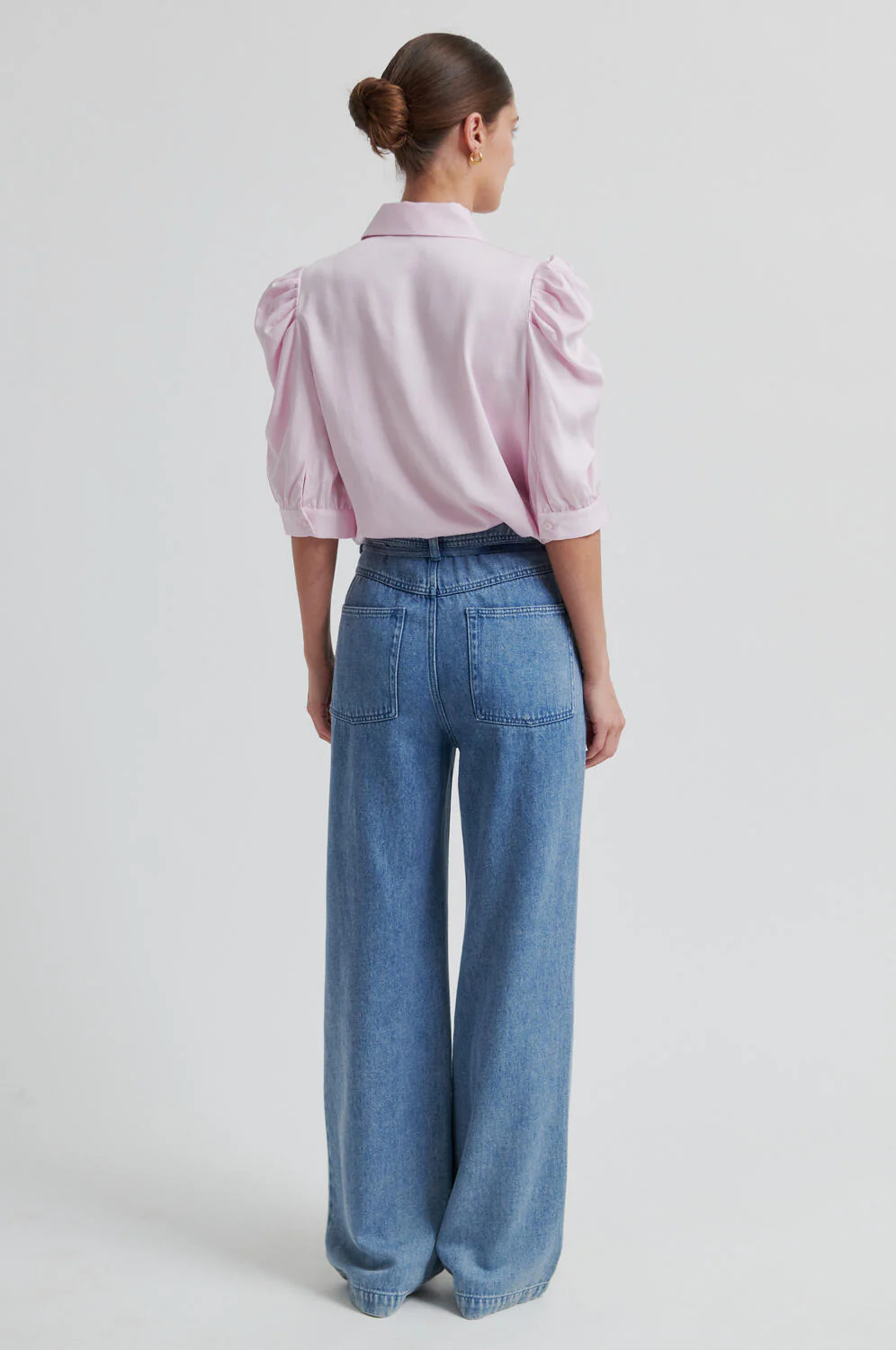 Samanta kortærmet skjorte - Pale Lilac - Image 5