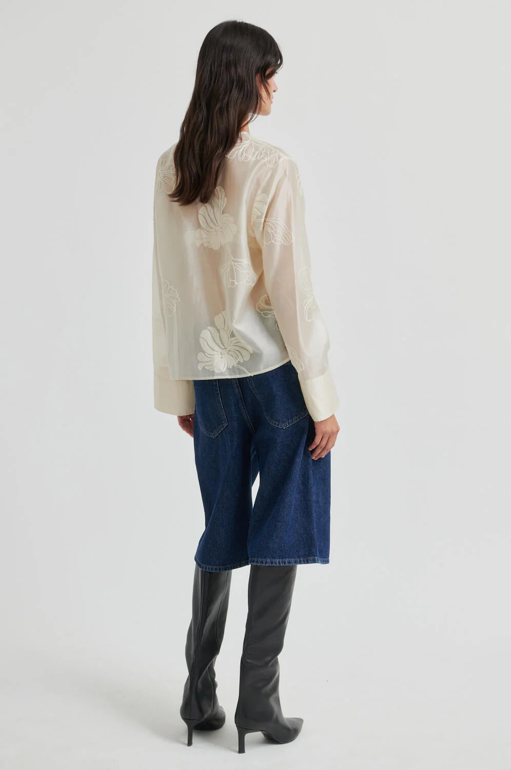 Vira bluse - Soft Beige - Image 7
