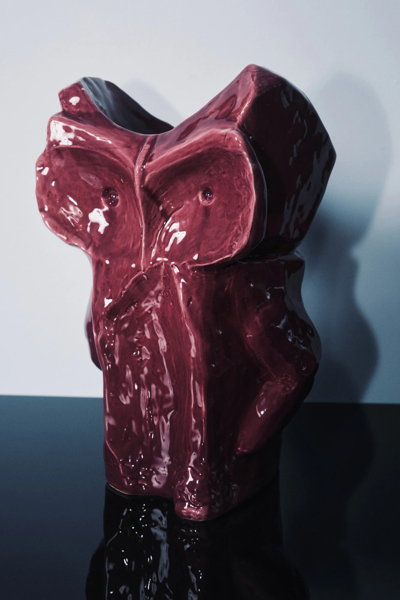 x Marni ugle vase, L - Aubergine after midnight - Image 2