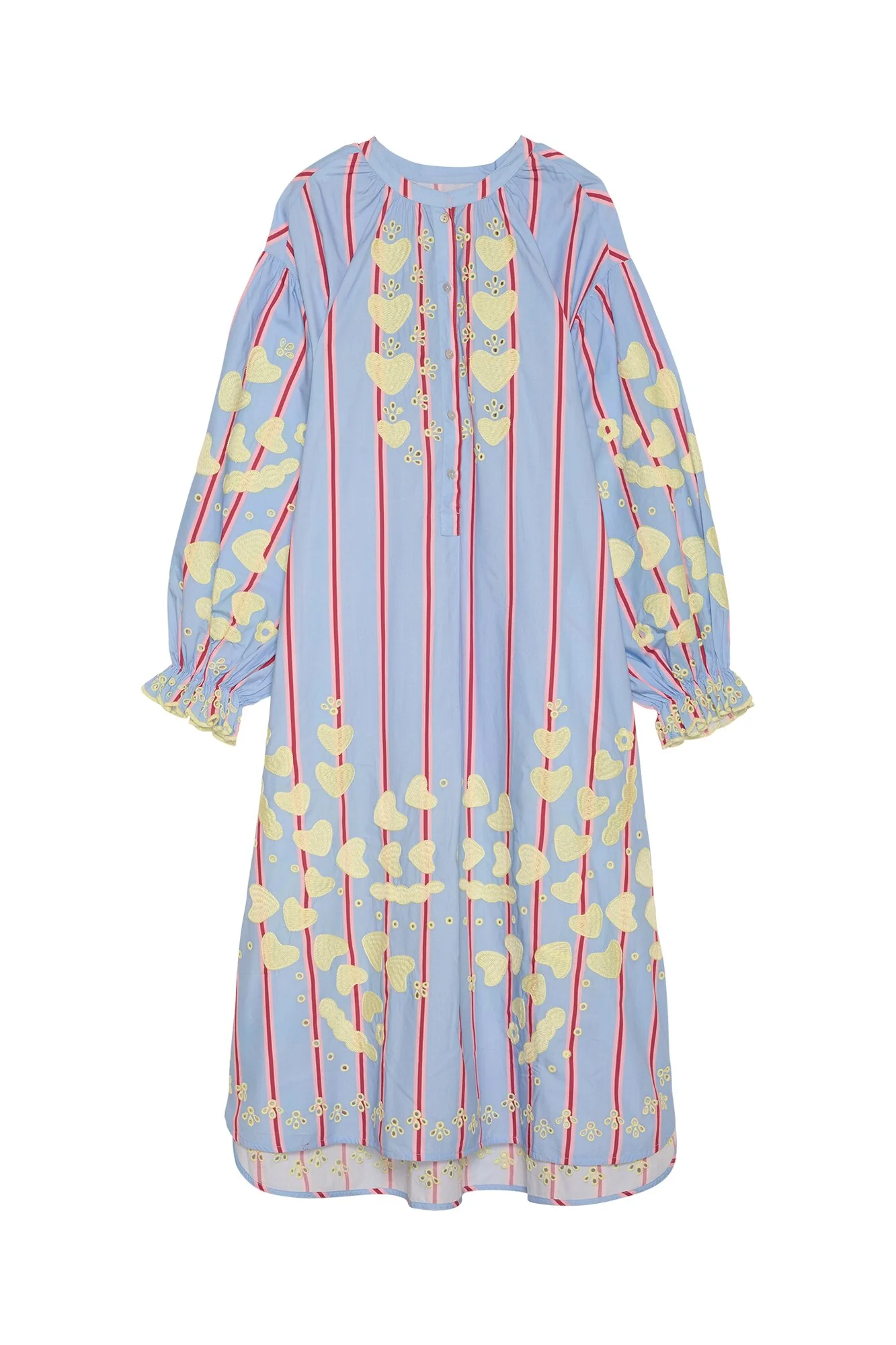 Elisabeth kjole - Bluebell Stripes - Image 2