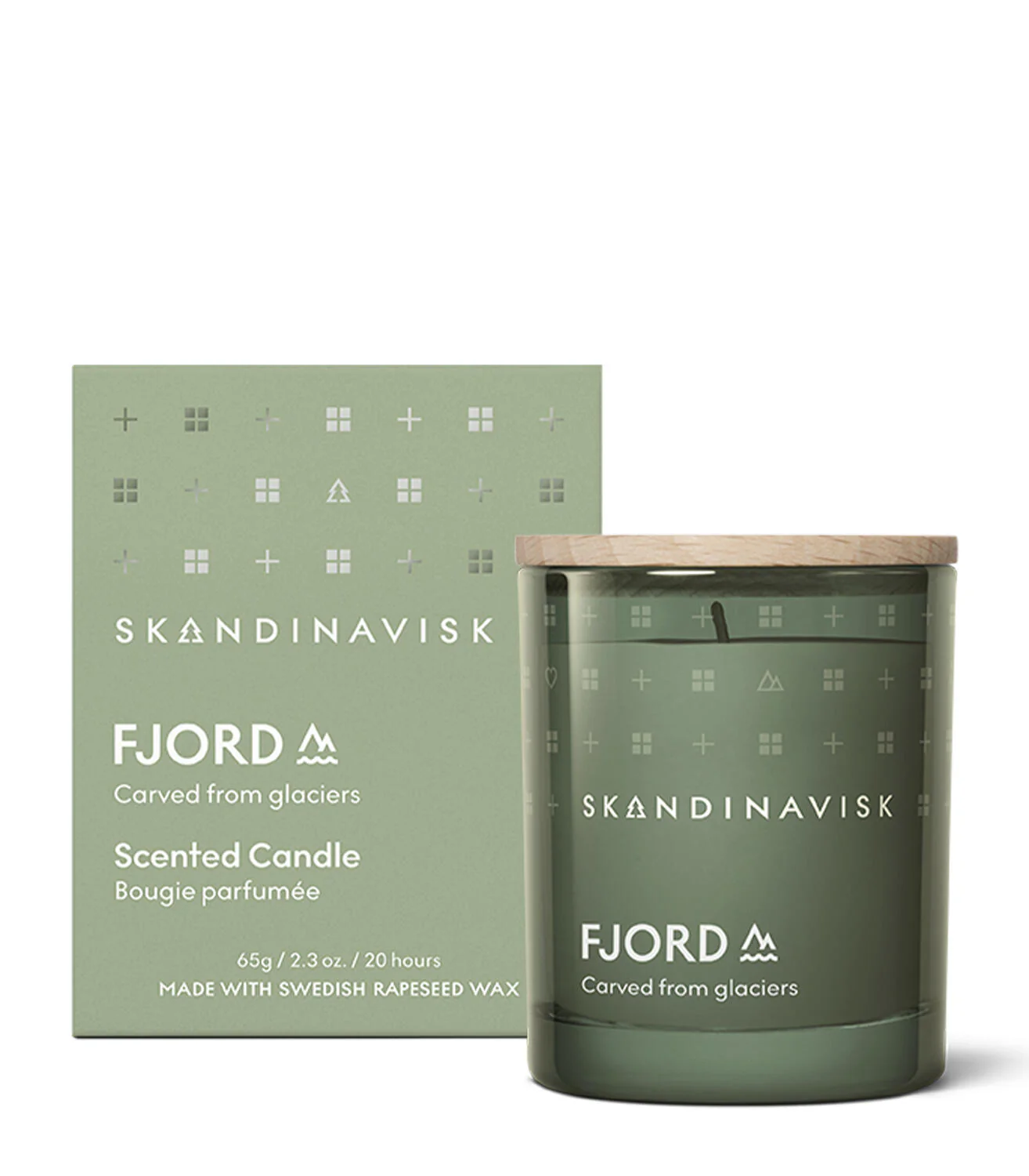 Fjord duftlys, 65g. - Fjord green - Image 3