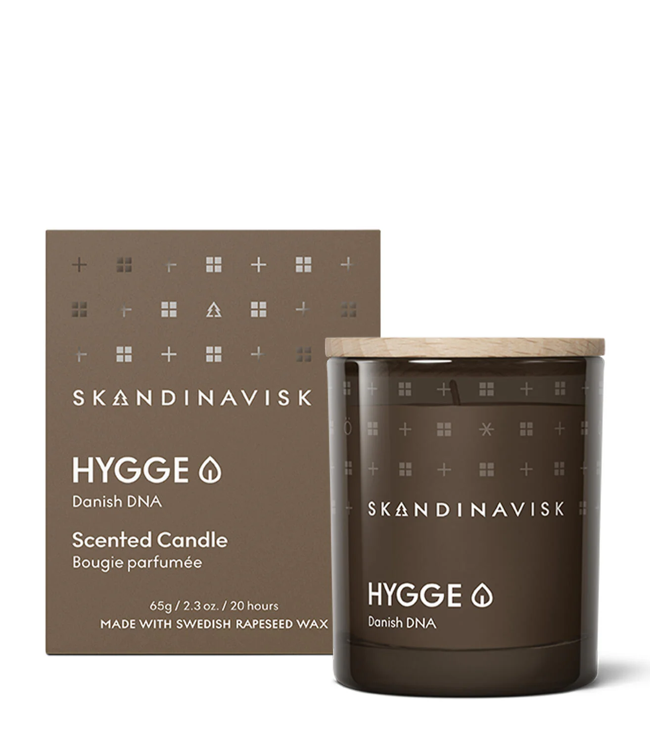 Hygge duftlys, 65g. - Camel brown - Image 3