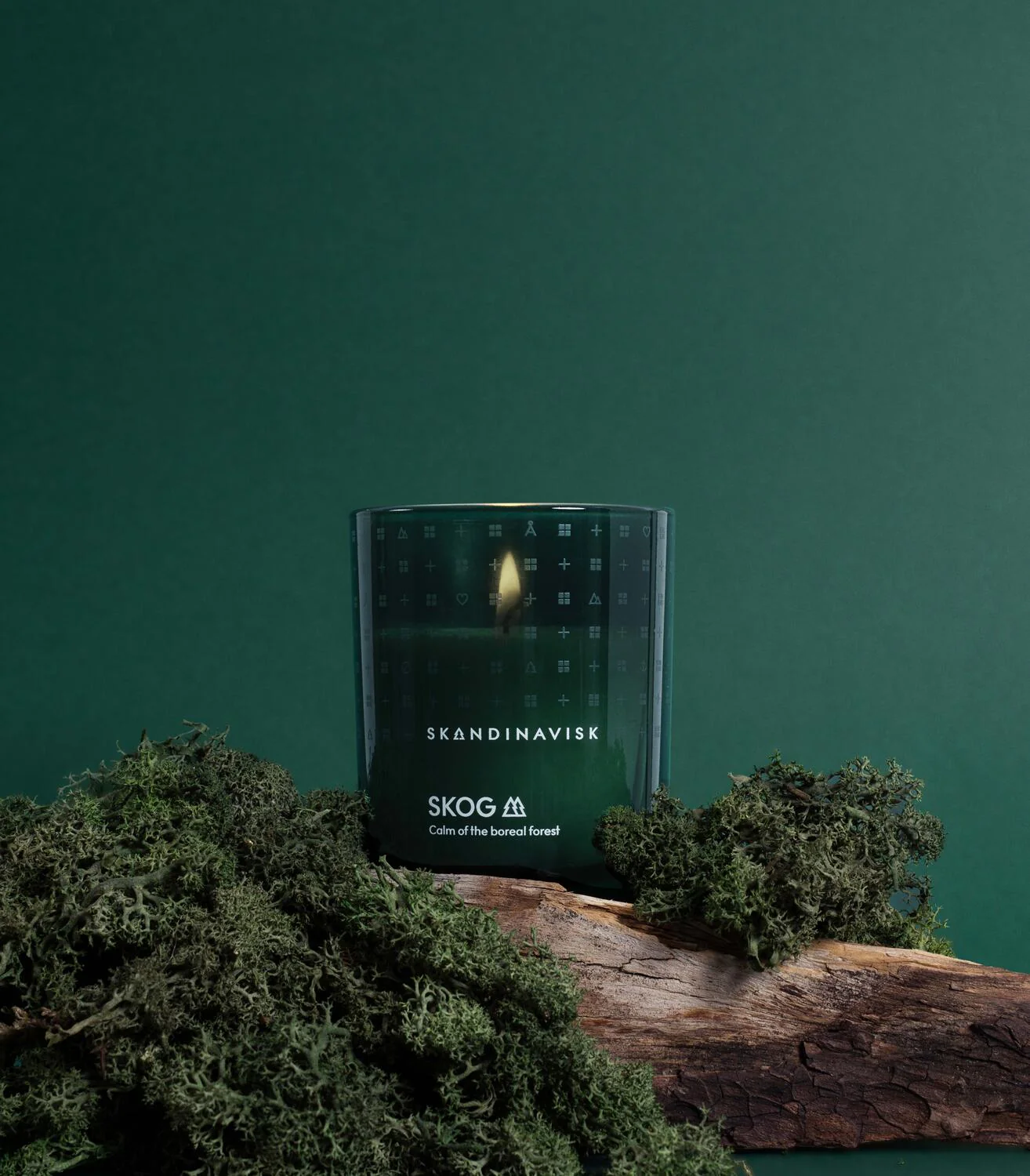 Skog duftlys, 200g. - Forest green - Image 5