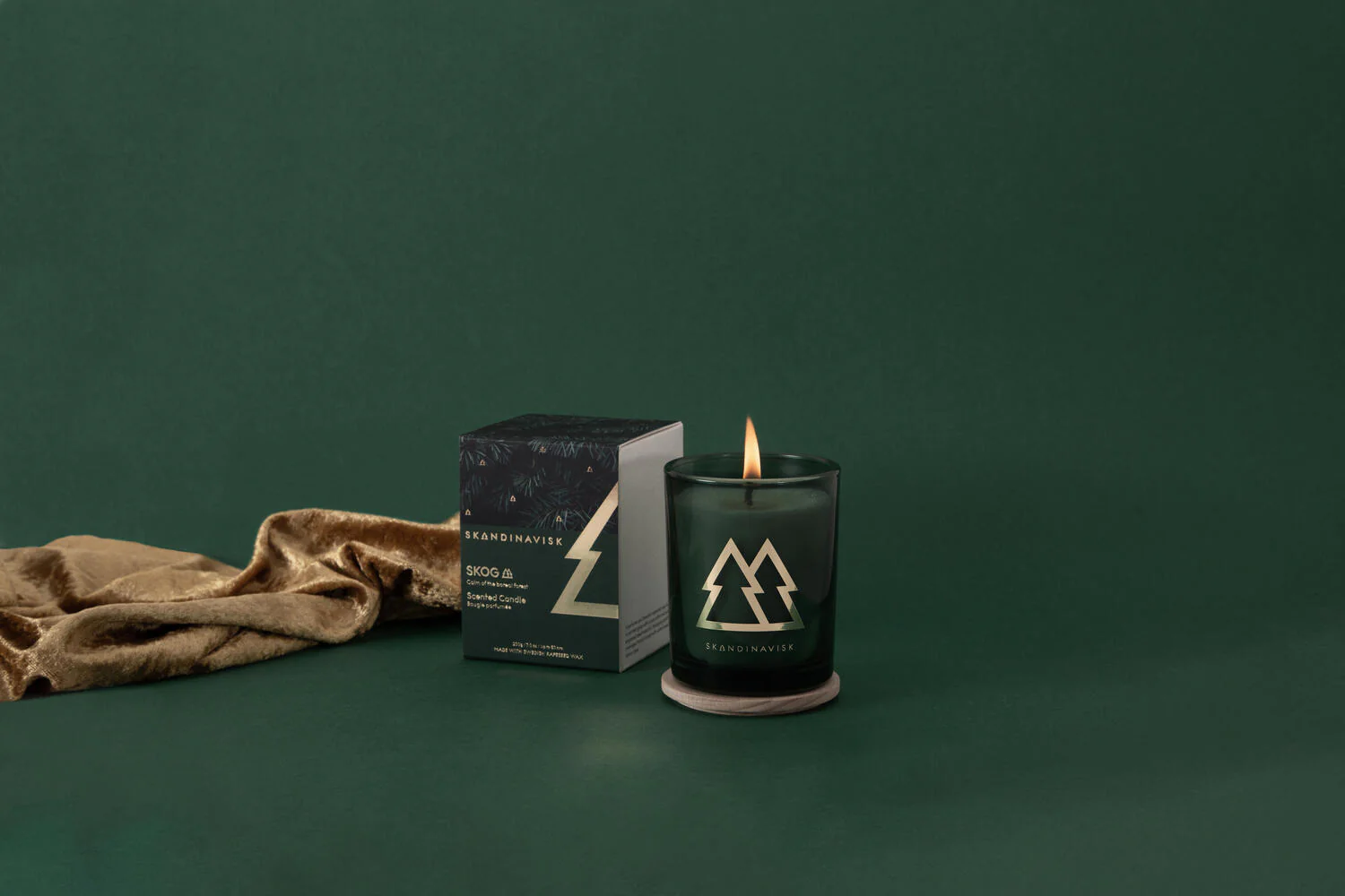 Skog Special Gold Edition duftlys - Forest Green - Image 5