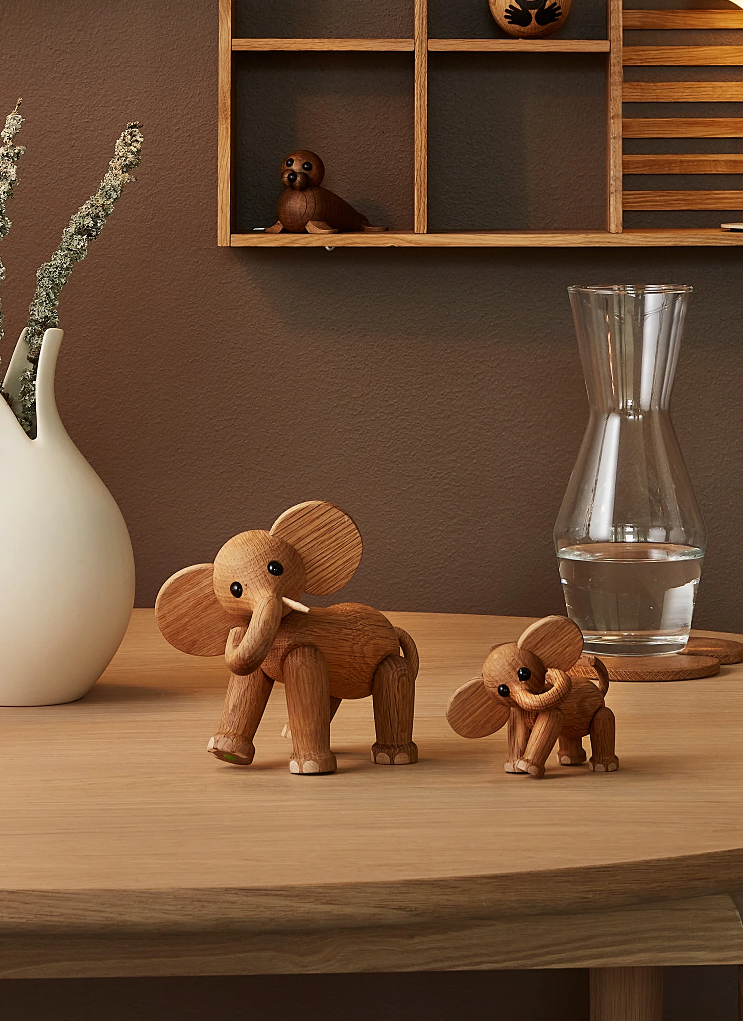 Ella elefant figur - Brun - Image 2