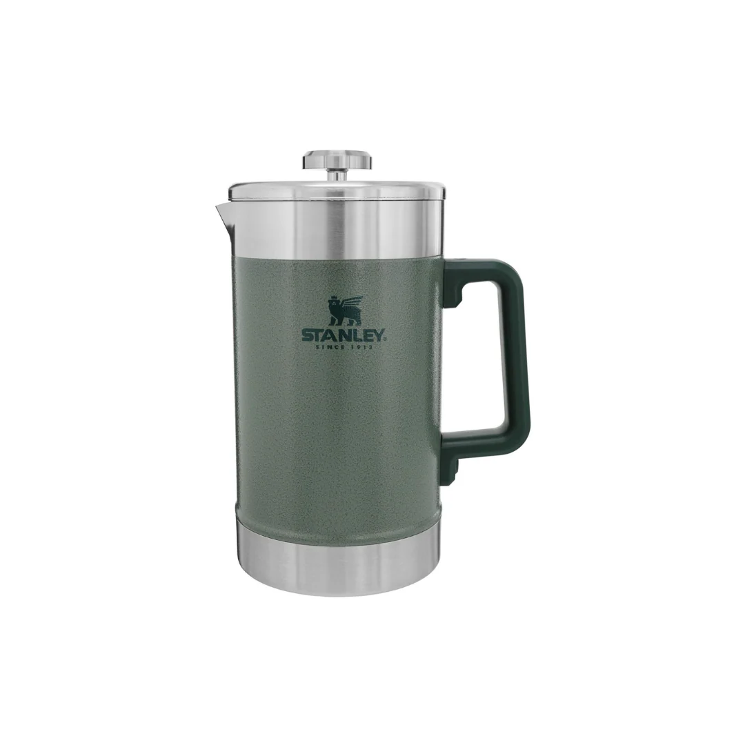 Stay-Hot French Press stempelkande, Hammertone Green - 1.4L