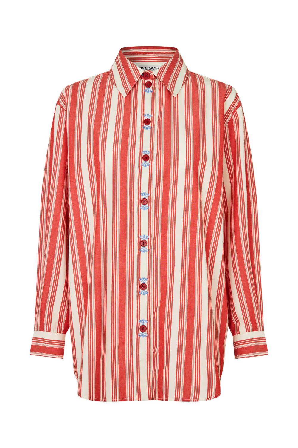 2487 Loose skjorte - Scarlet Trot - Image 2
