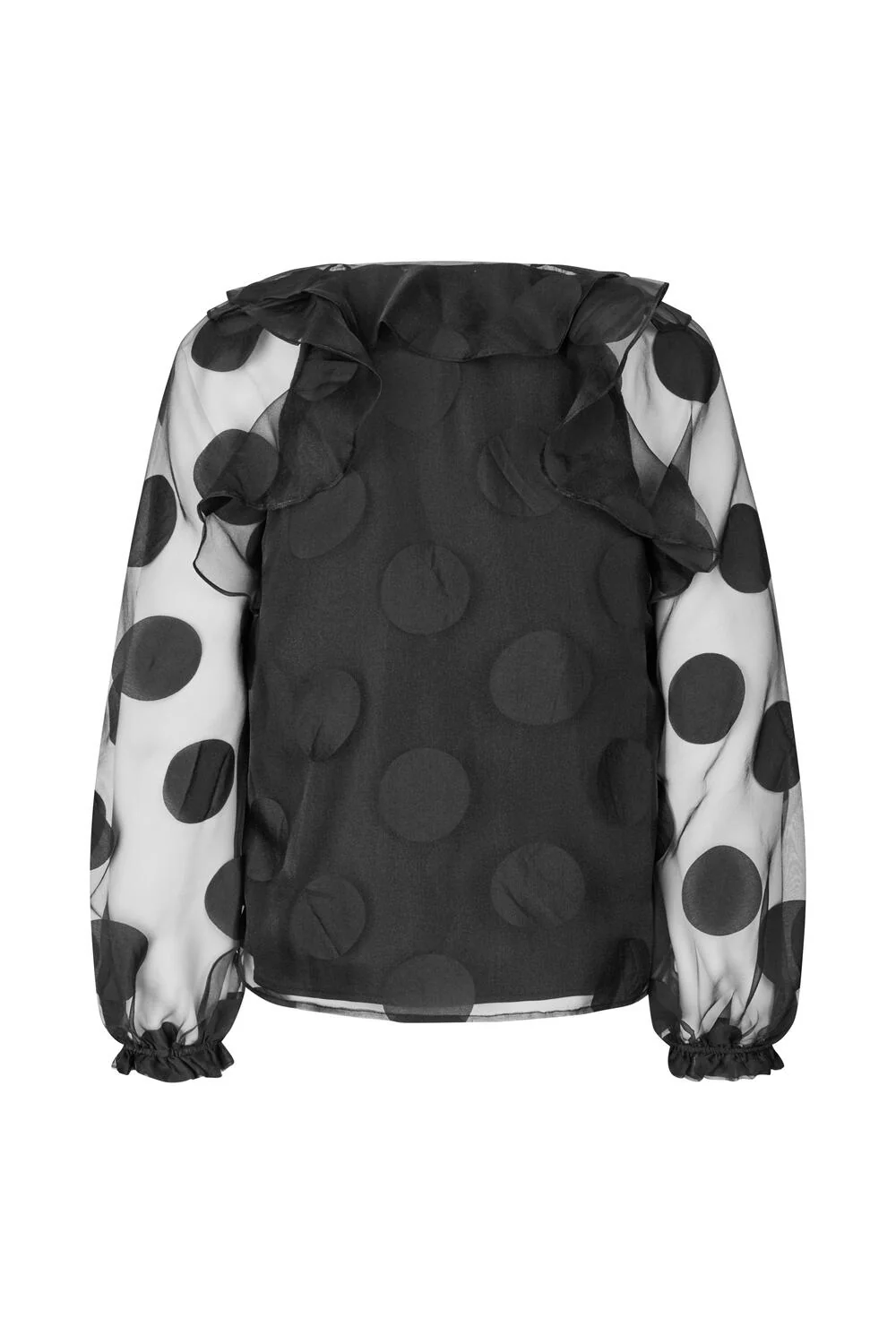 Skjortebluse - Dotted Black - Image 5