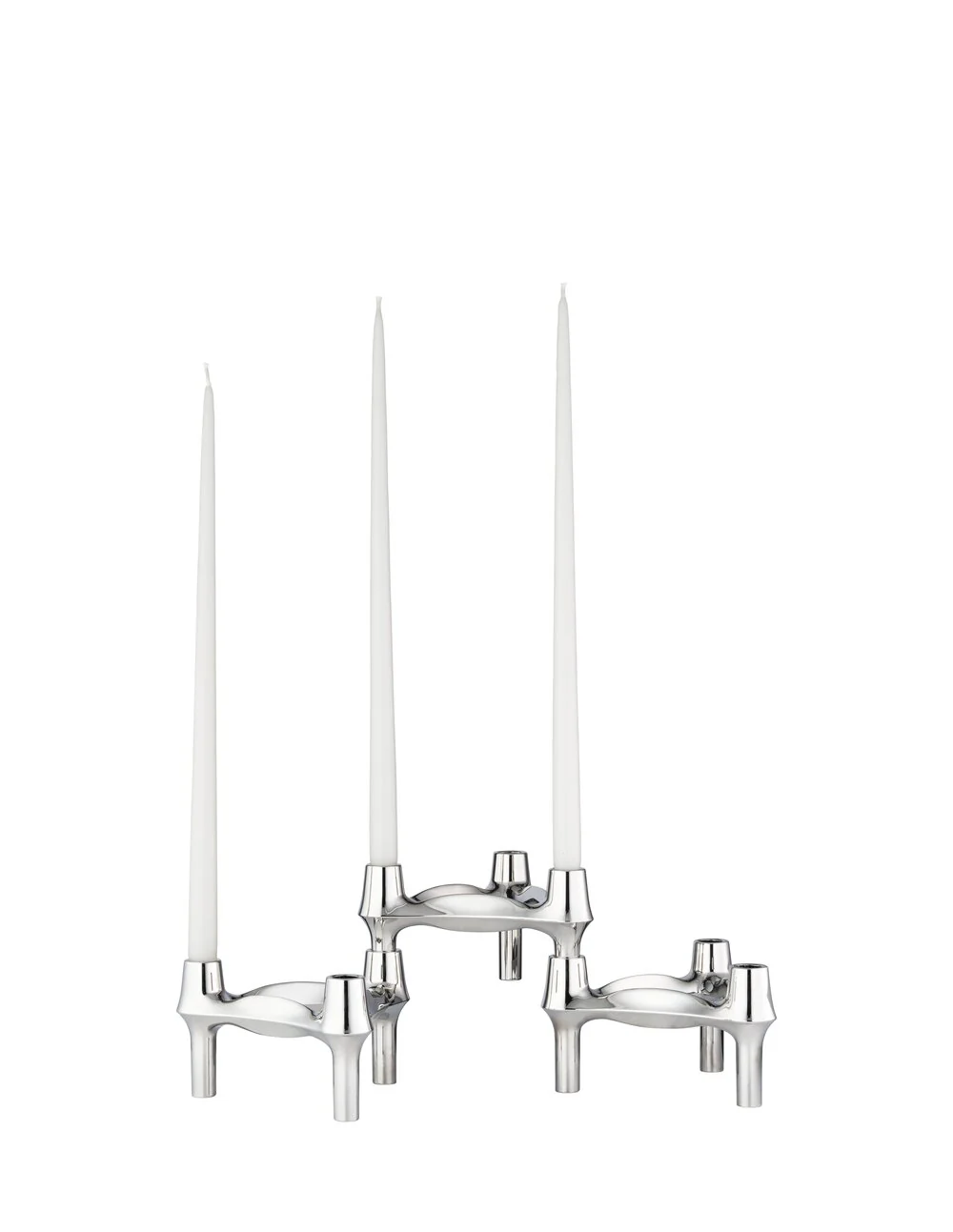 Nagel BMF lysestage, Chrome - 3-pak - Image 4