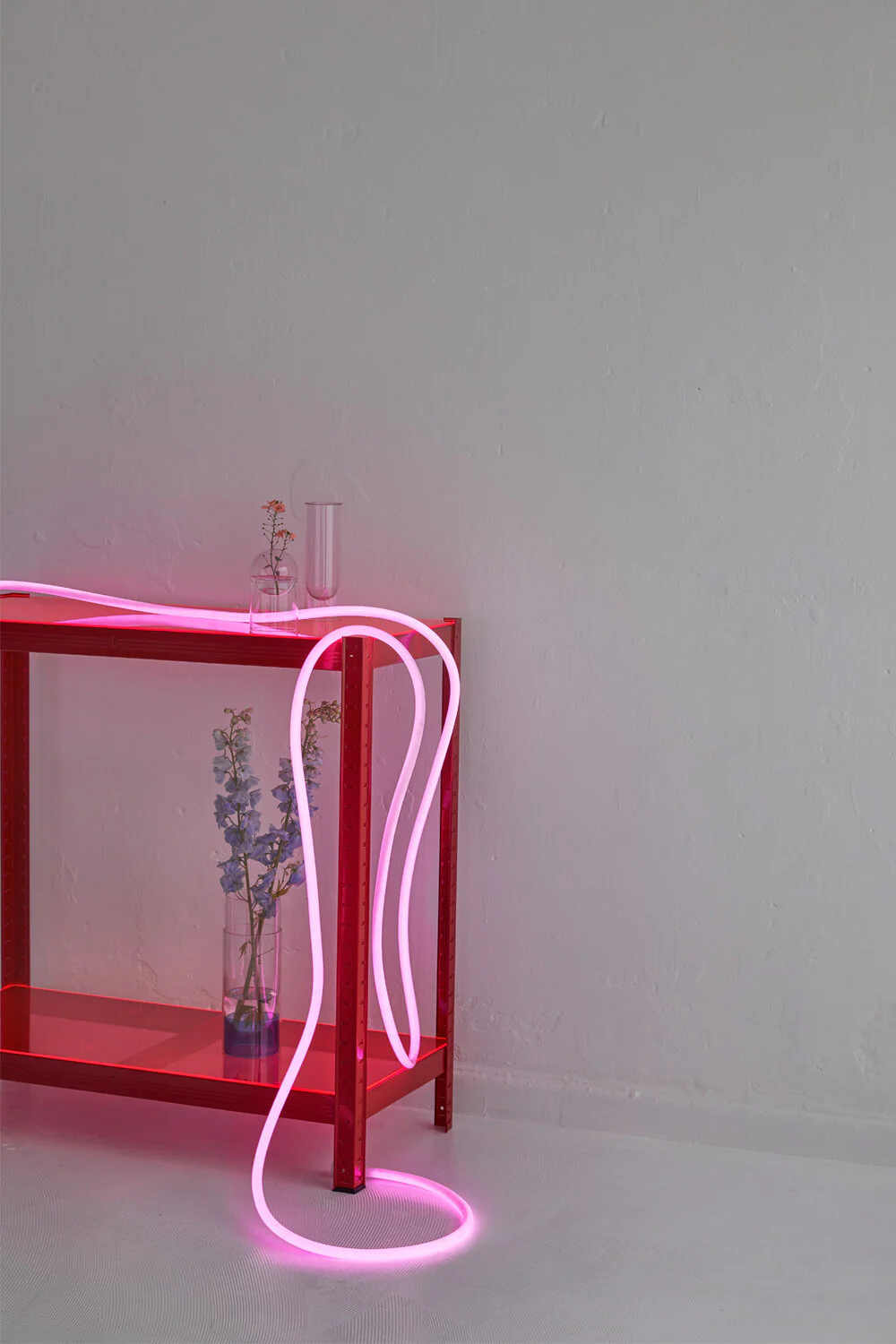 Flex tube lyskæde, pink - 5 meter - Image 2