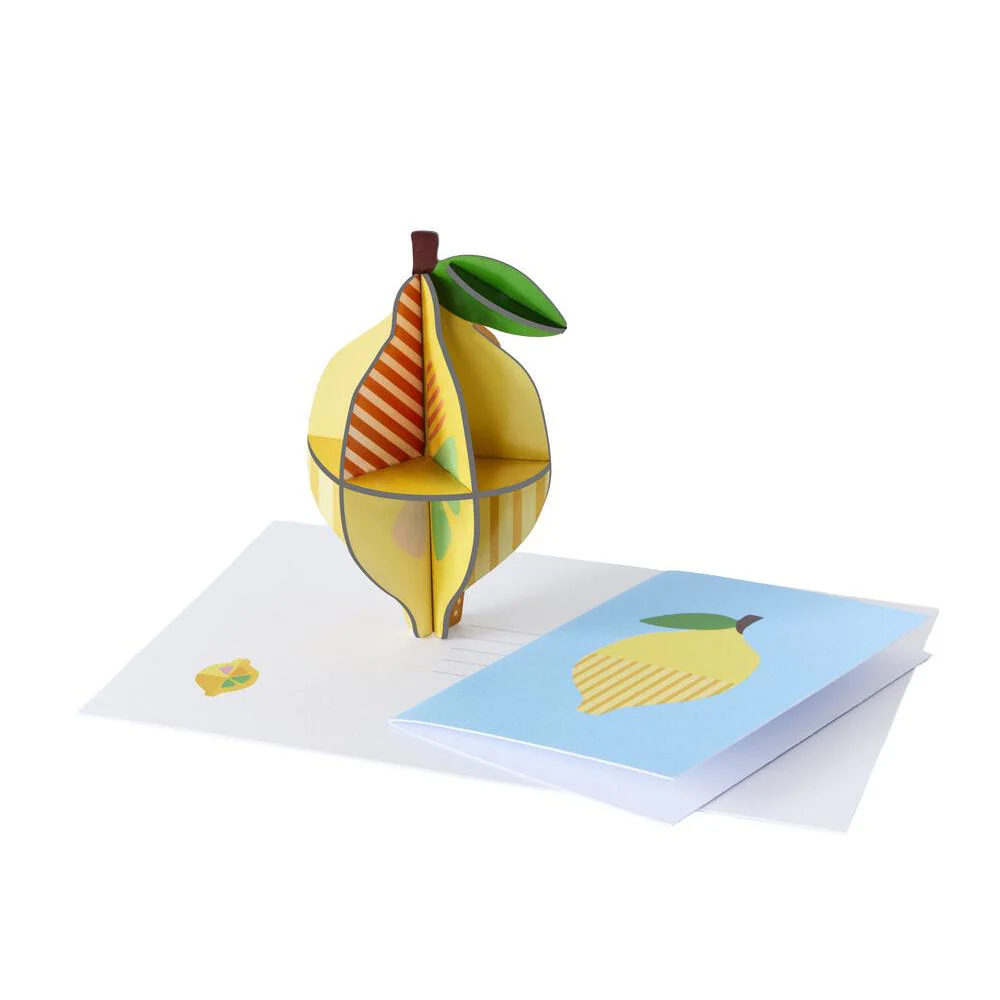 Citron pop-out kort
