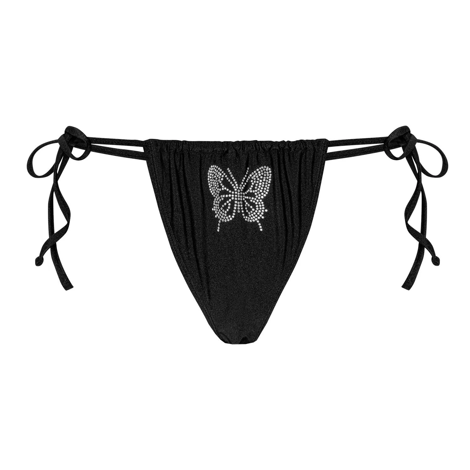 Butterfly bikinitrusser - sort - Image 4