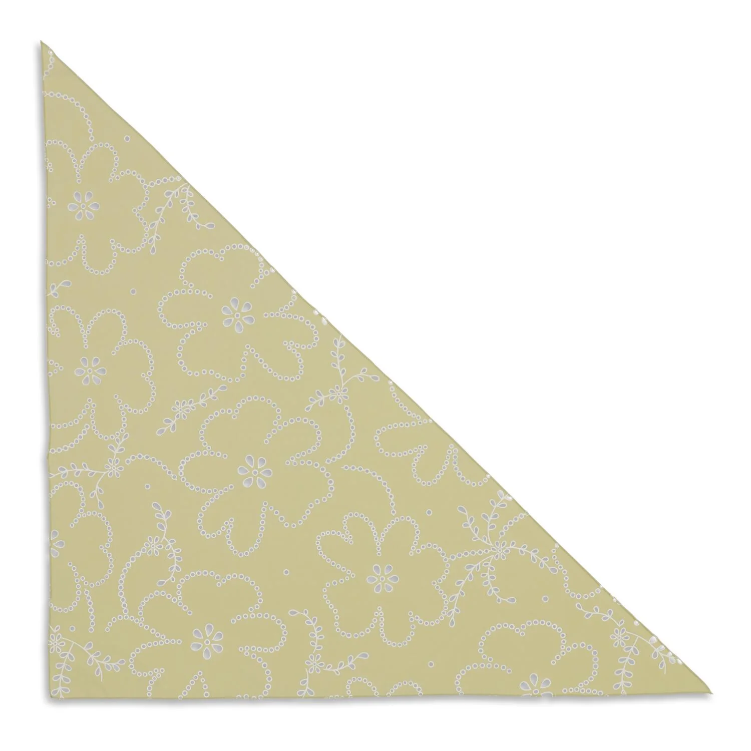 Floral Broderie bandana - Pistachio