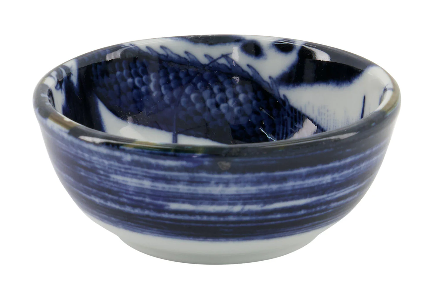Japonism Dragon skål, blå/hvid - 95 ml - Image 3