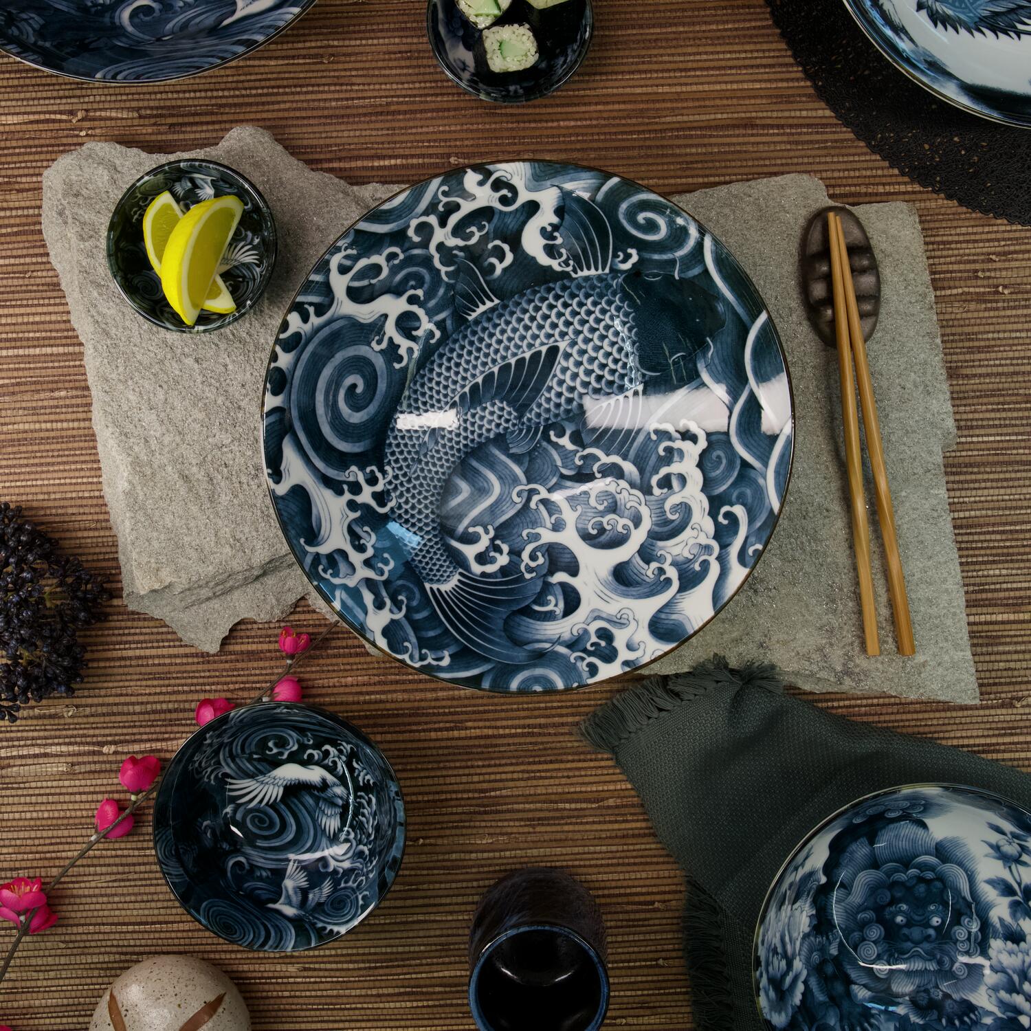 Japonism Lion Tayo skål -  Ø14,7 cm. - Image 4