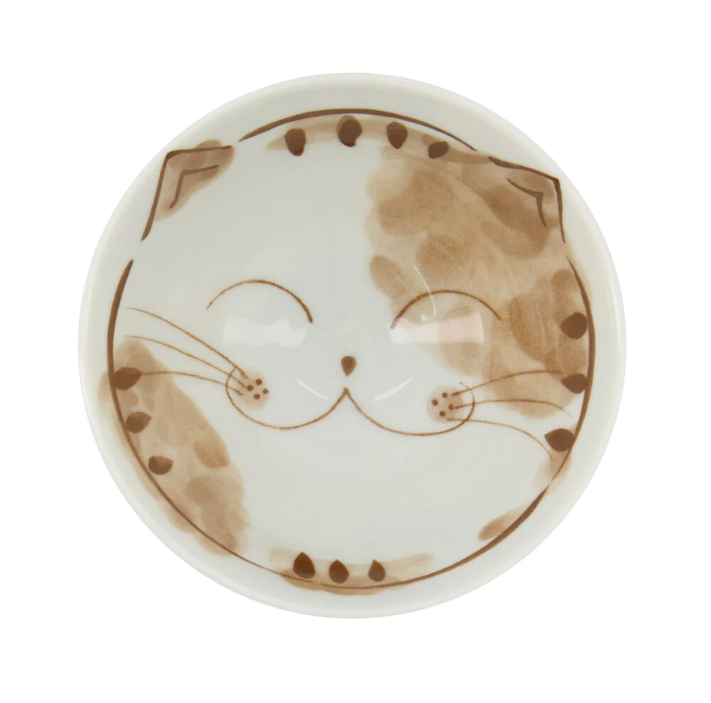 Kawaii Rice skål, Fuku Cat Neko Pink - 300 ml - Image 2