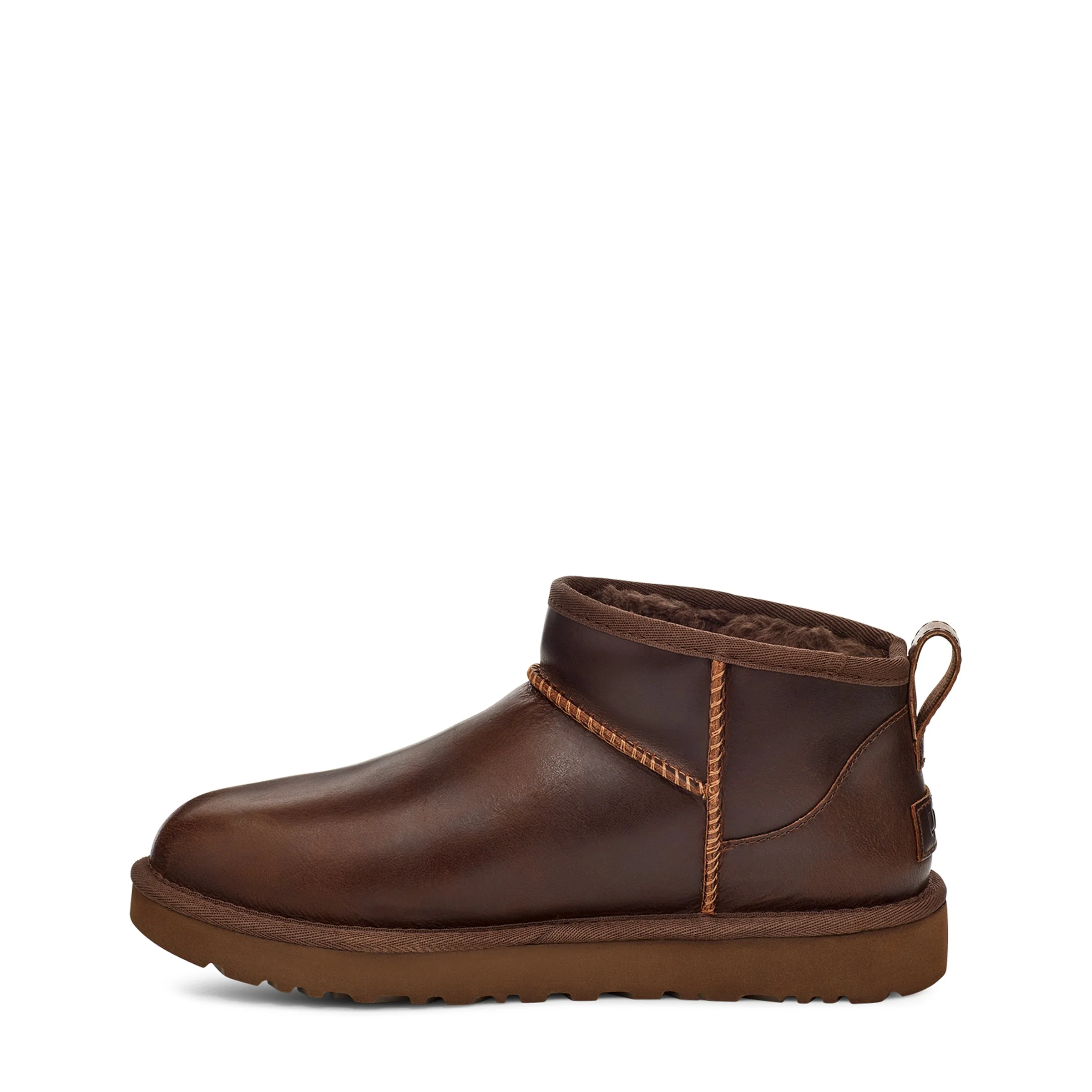 W Classic Ultra Mini læder bamsestøvle - Ironwood - Image 3