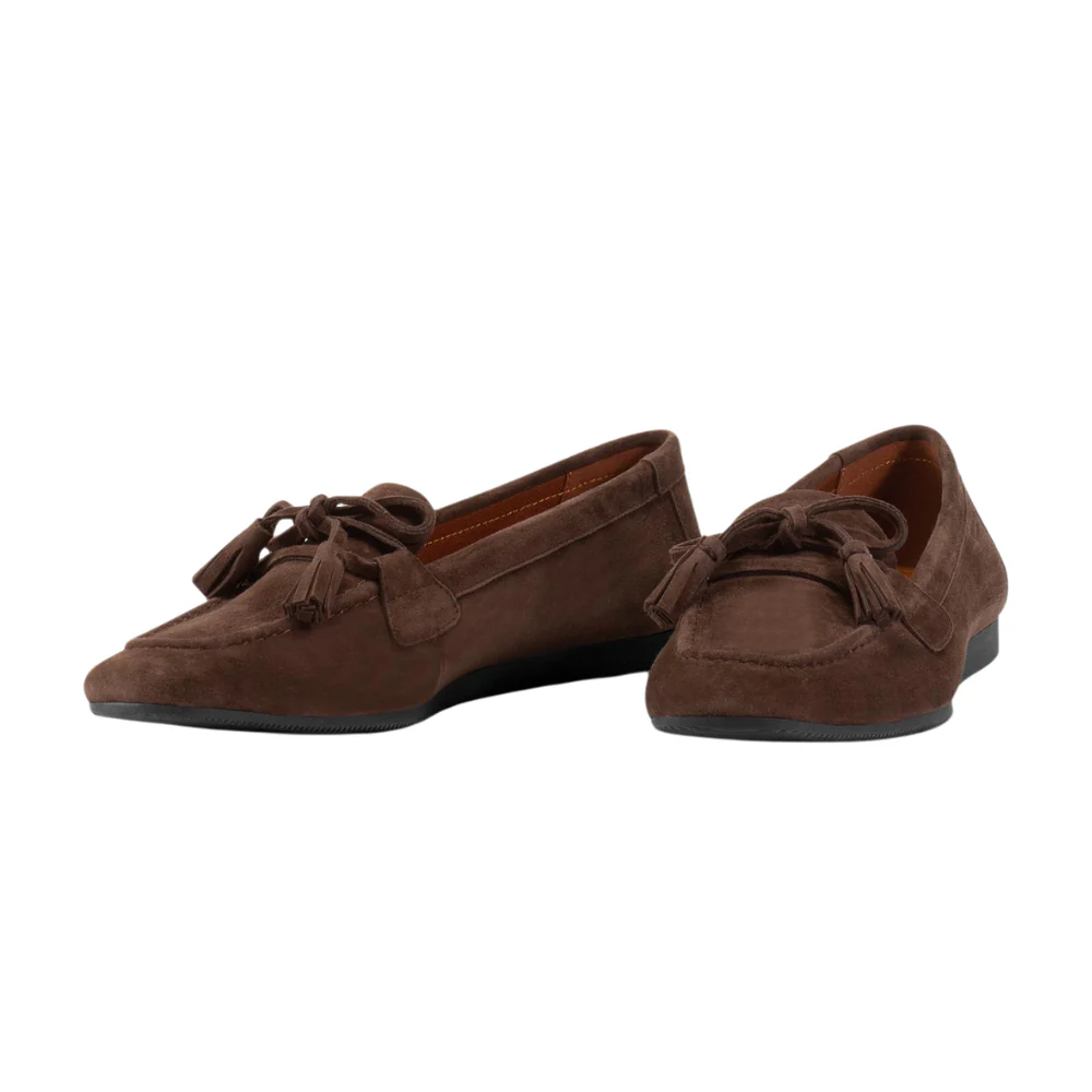 Hillary Suede loafers - Coffee - Image 4