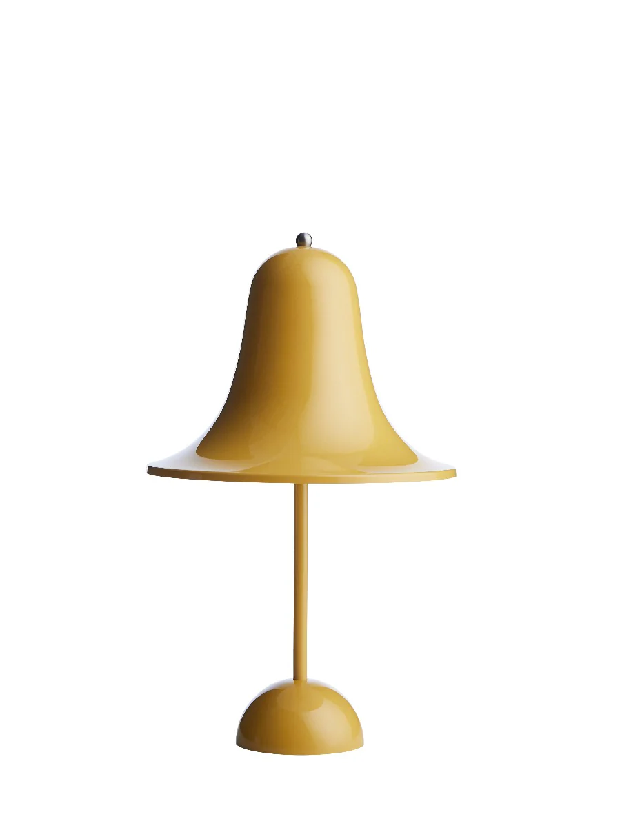 Verner Panton Pantop portable bordlampe - Warm Yellow - Ø18