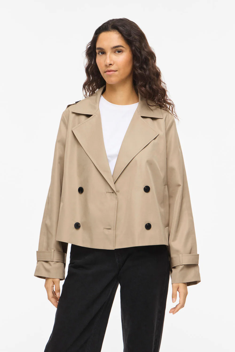 Viaddison kort trenchcoat - Savannah Tan - Image 3