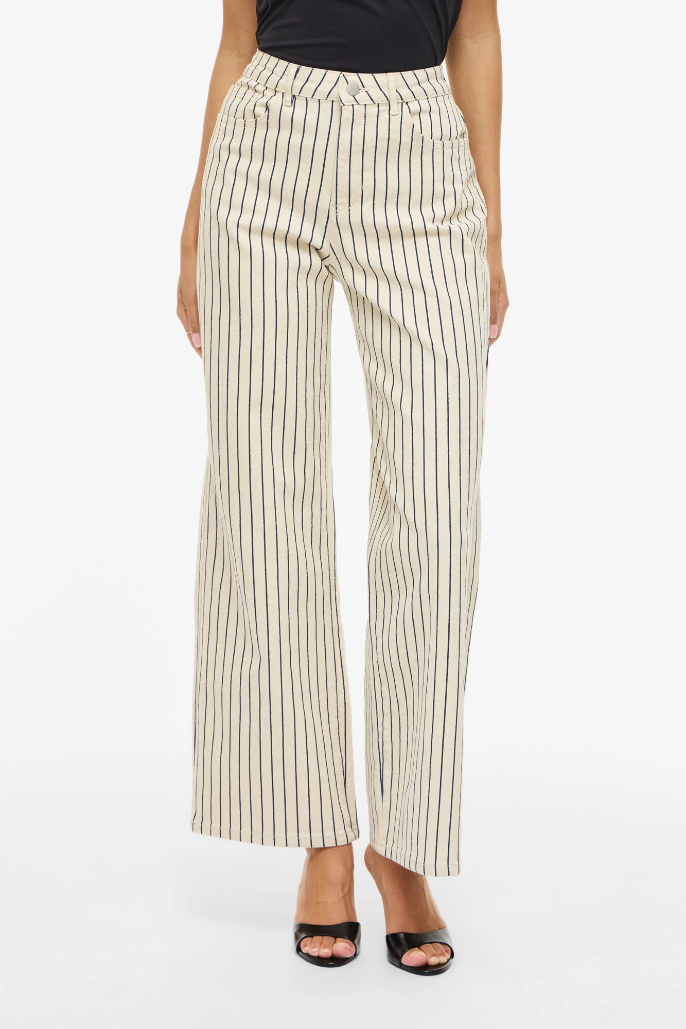 Vichia Striped jeans - Birch - Image 6