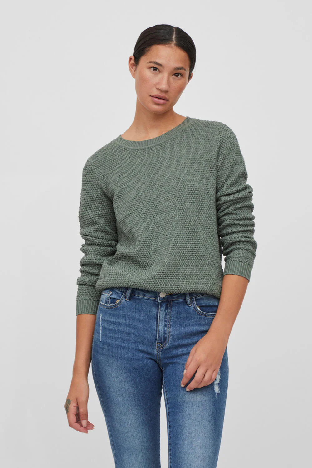 Vidalo o-neck striktrøje - Laurel Wreath