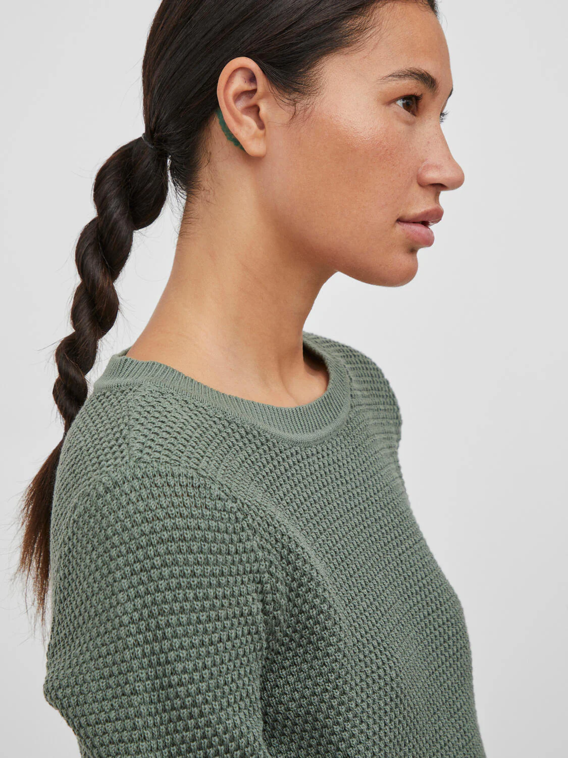 Vidalo o-neck striktrøje - Laurel Wreath - Image 5