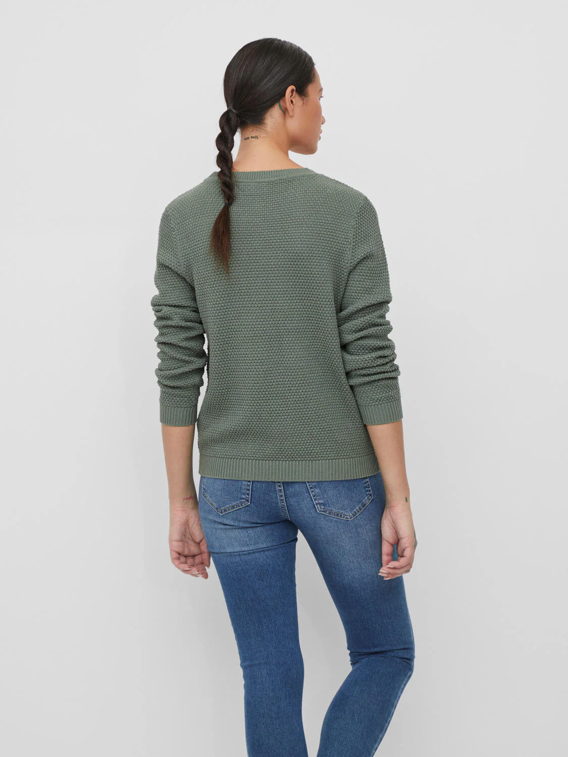 Vidalo o-neck striktrøje - Laurel Wreath - Image 6