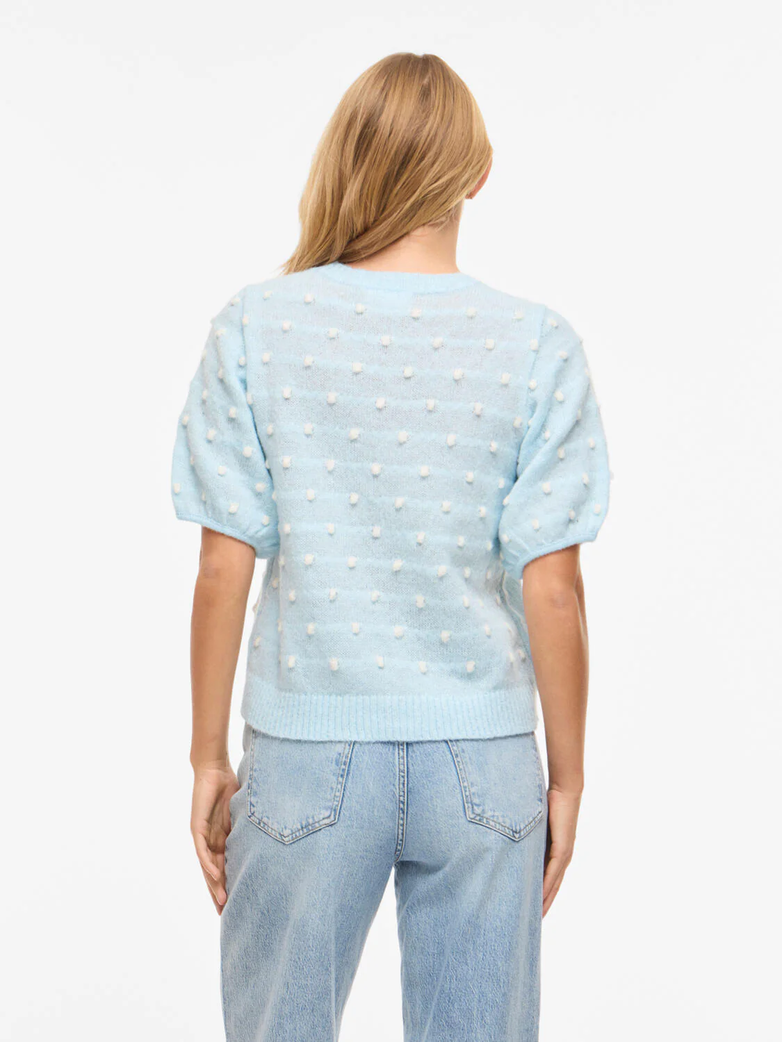 Vidottie kortærmet striktrøje - Nantucket Breeze - Image 3
