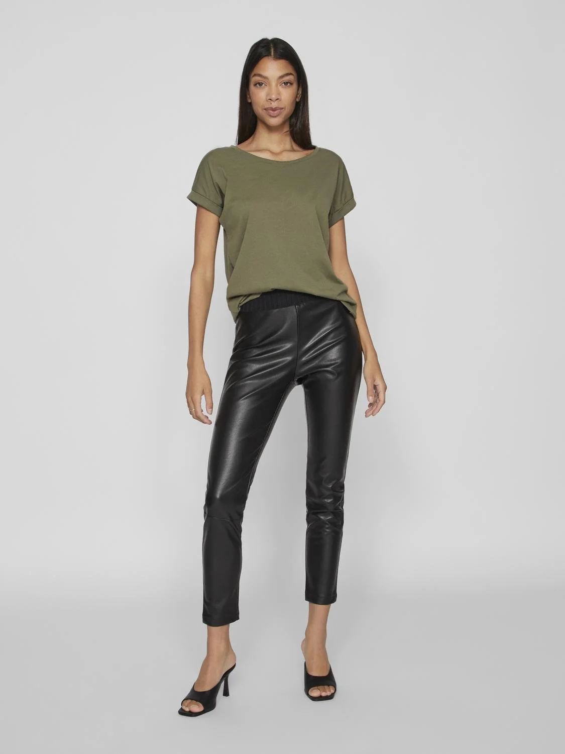 Vidreamers New Pure t-shirt - Dusty Olive - Image 5