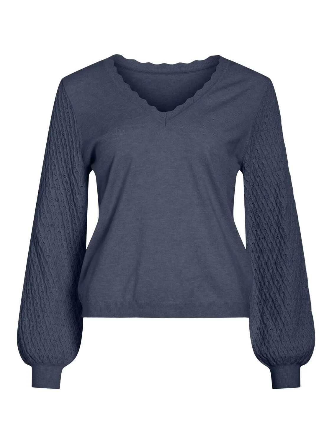 Viemi Rev striktrøje - Vintage Indigo