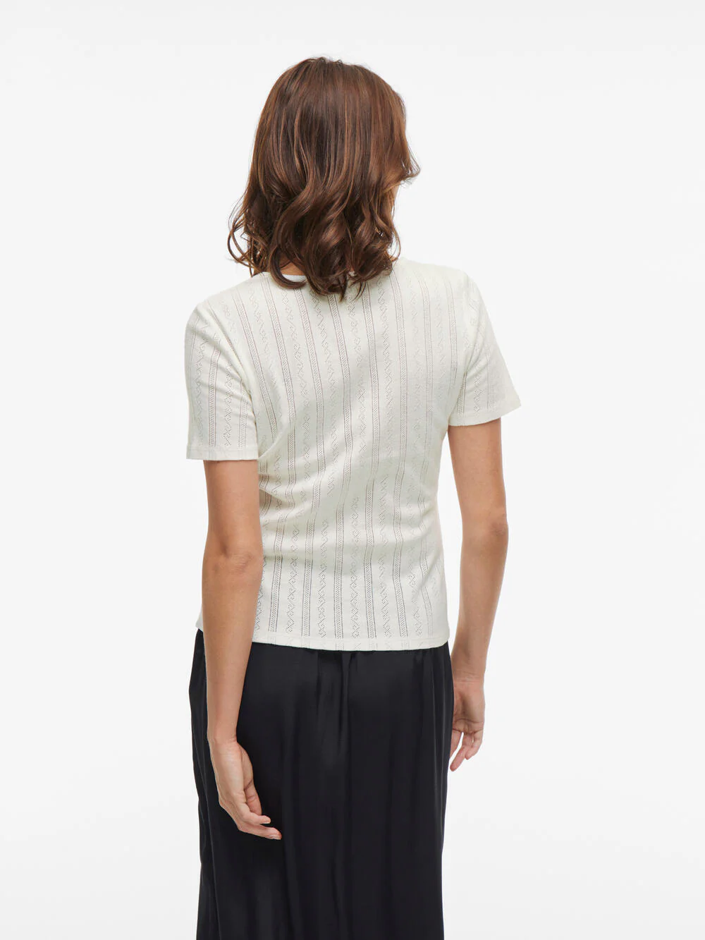 Vikassie Pointelle t-shirt - Snow White - Image 6