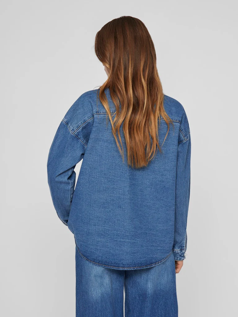 Vilarrie denimskjorte - Dark Denim - Image 3