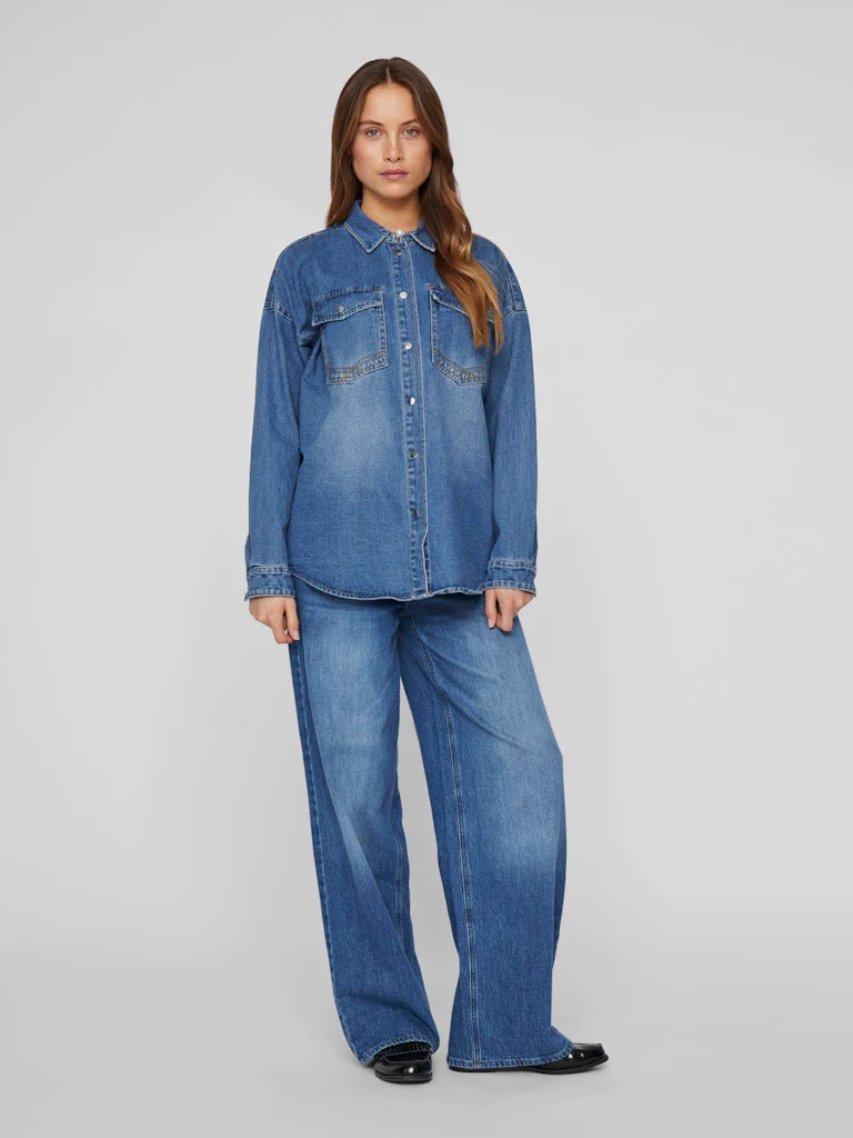 Vilarrie denimskjorte - Dark Denim - Image 4