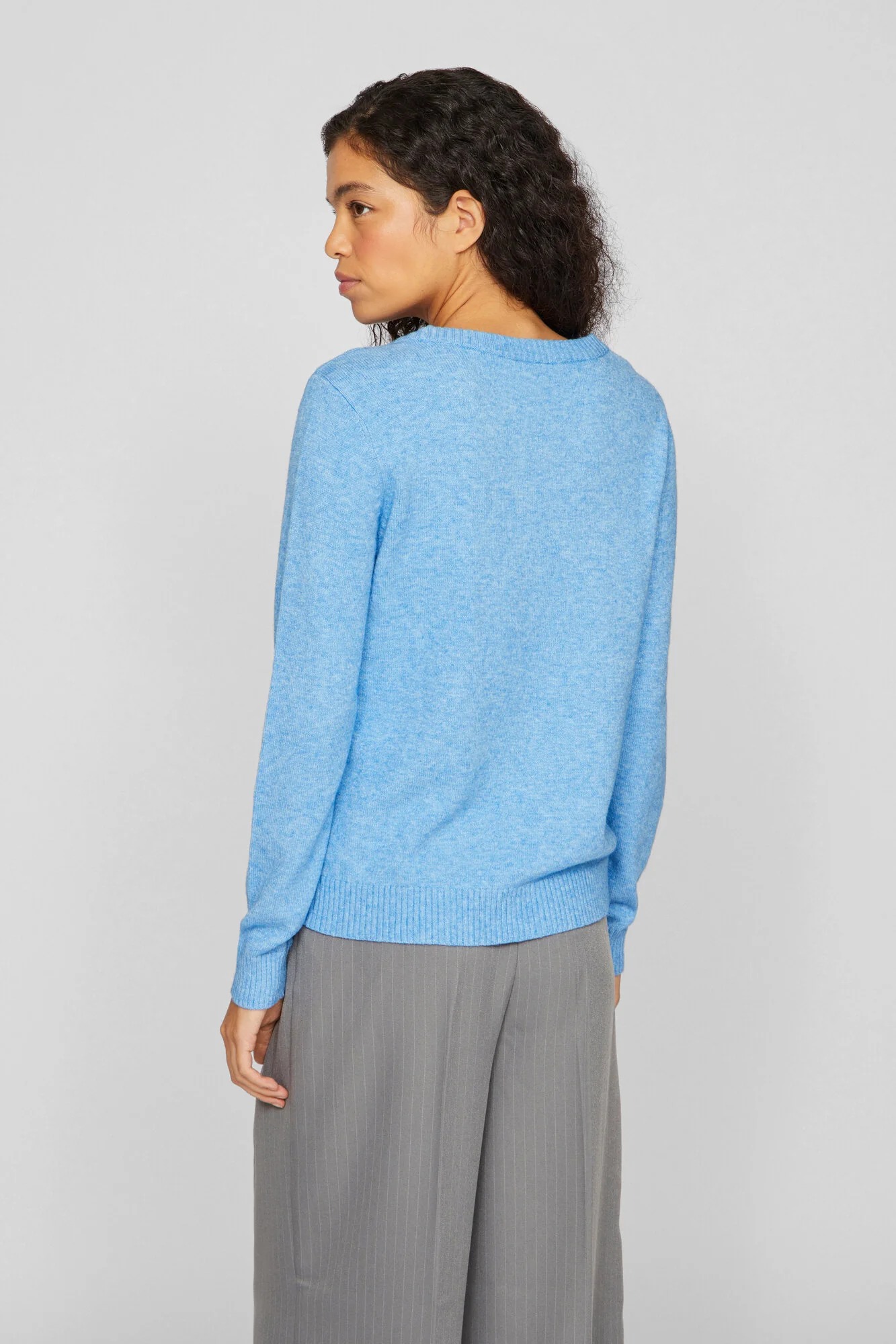 Viril O-Neck striktrøje - Blissful Blue - Image 5