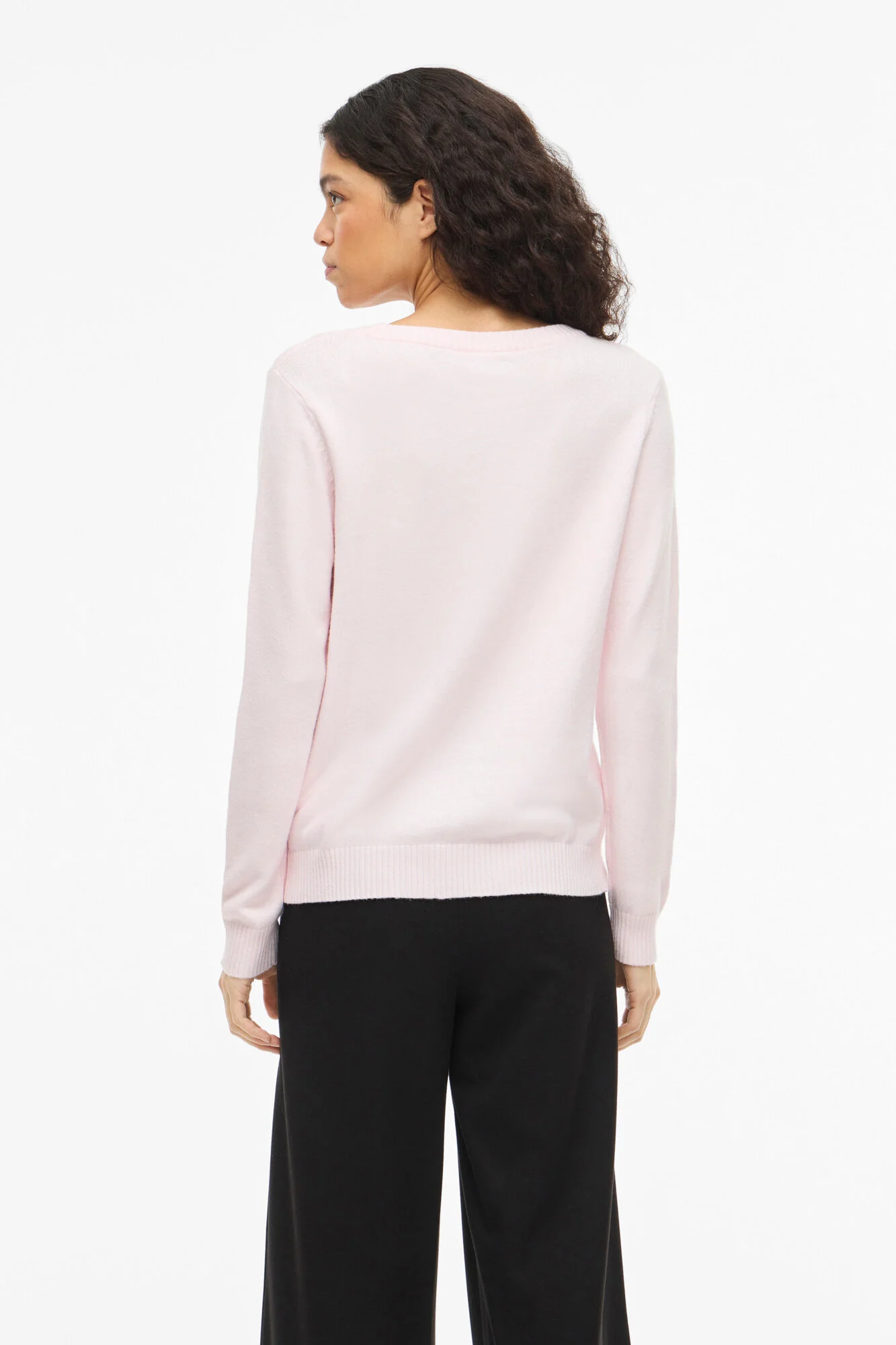 Viril O-Neck striktrøje - Cherry Blossom - Image 4