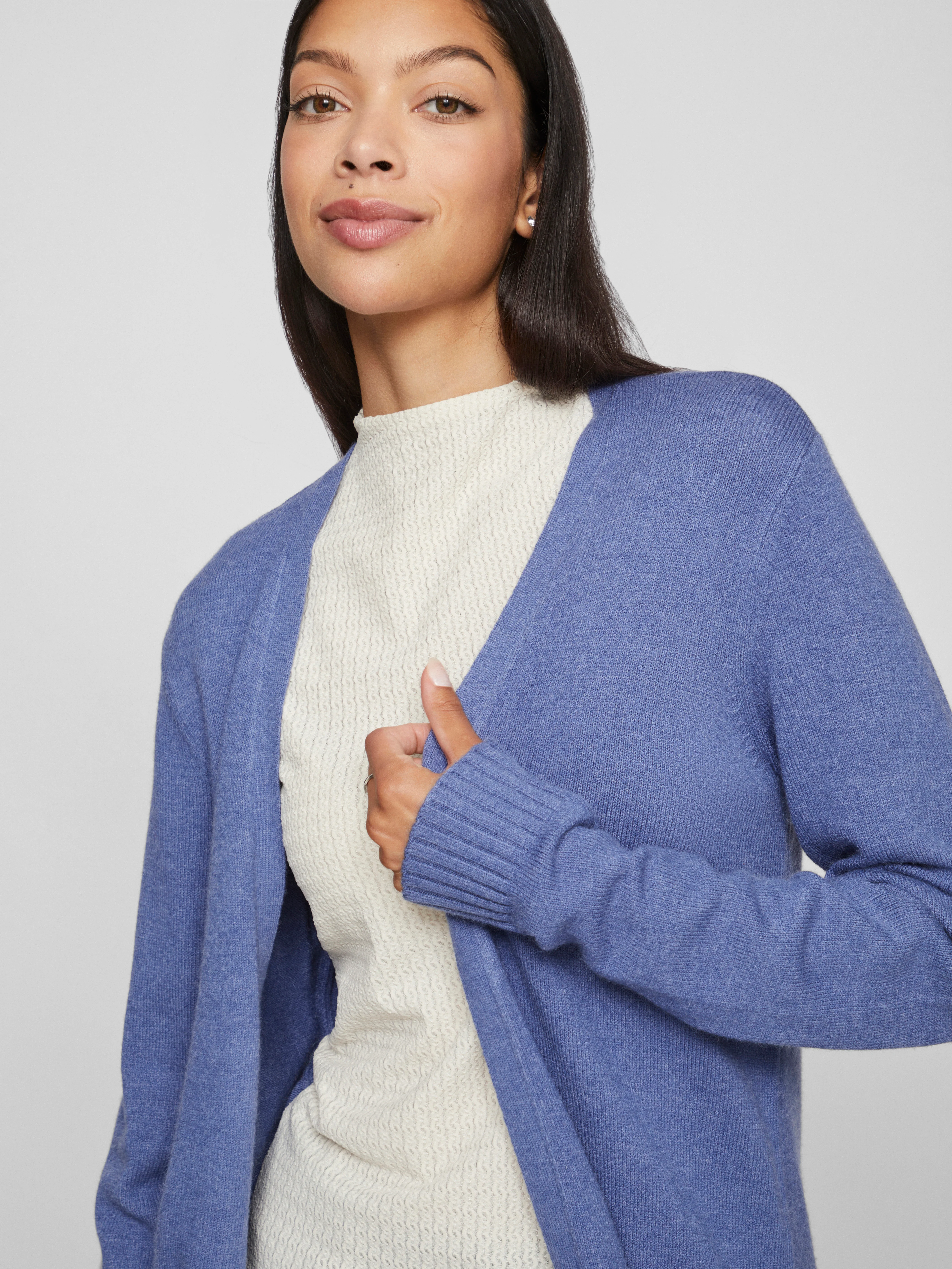 Viril open cardigan - Bijou Blue - Image 2