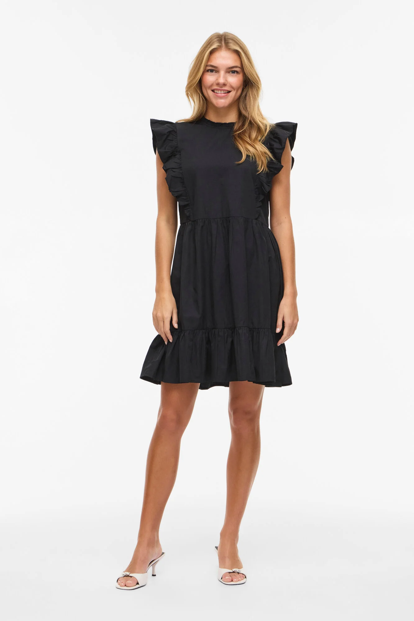 Virufella Frill kjole - Black Beauty - Image 5