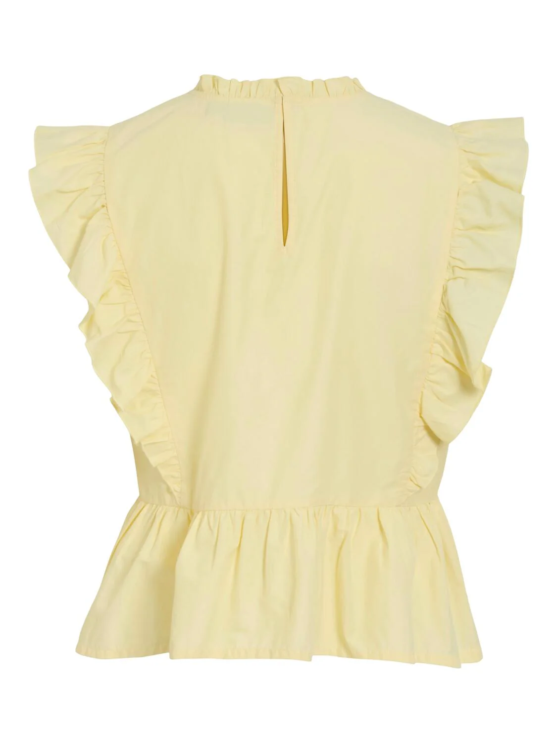 Virufella Frill top - Pale Banana - Image 4