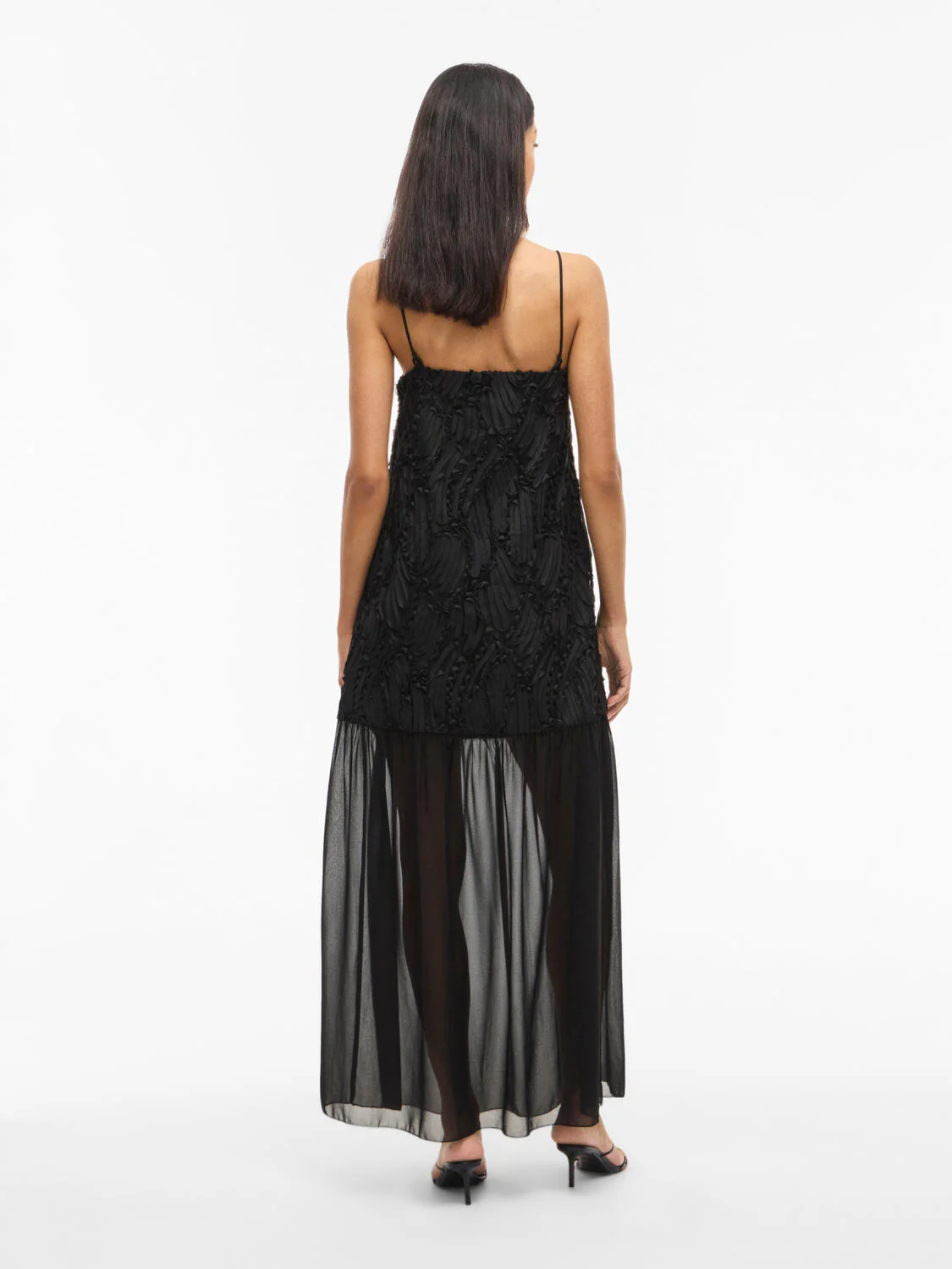 Visilla Strap kjole - sort - Image 6