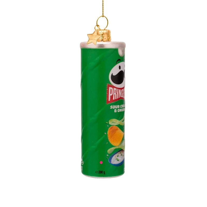 Grøn Pringles juleophæng - H12 cm. - Image 2