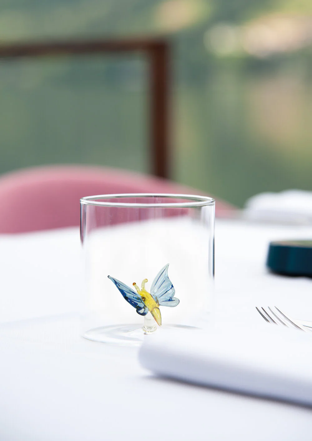 Borosilicate Glas, Butterfly - 250 ml. - Image 2