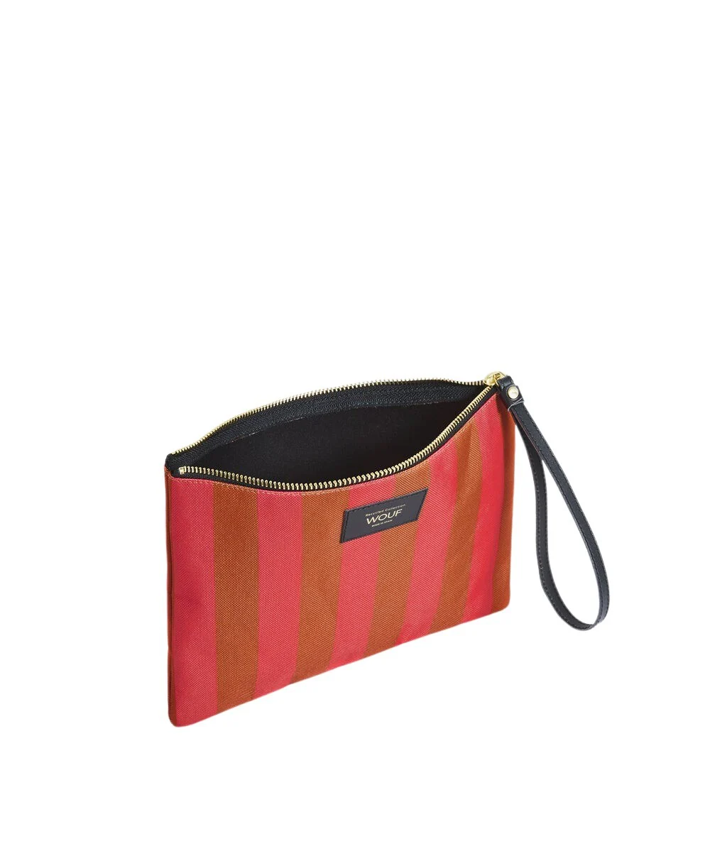 Pat clutch, XL - Pink/Brown - Image 2