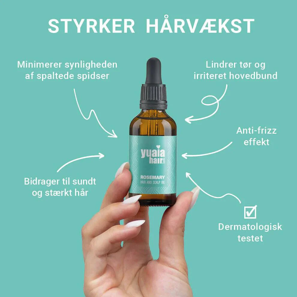 Rosmarinolie til hår og hovedbund - 50 ml - Image 2